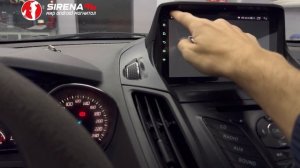 Ford Kuga 2 - установка android магнитолы от SIRENA.