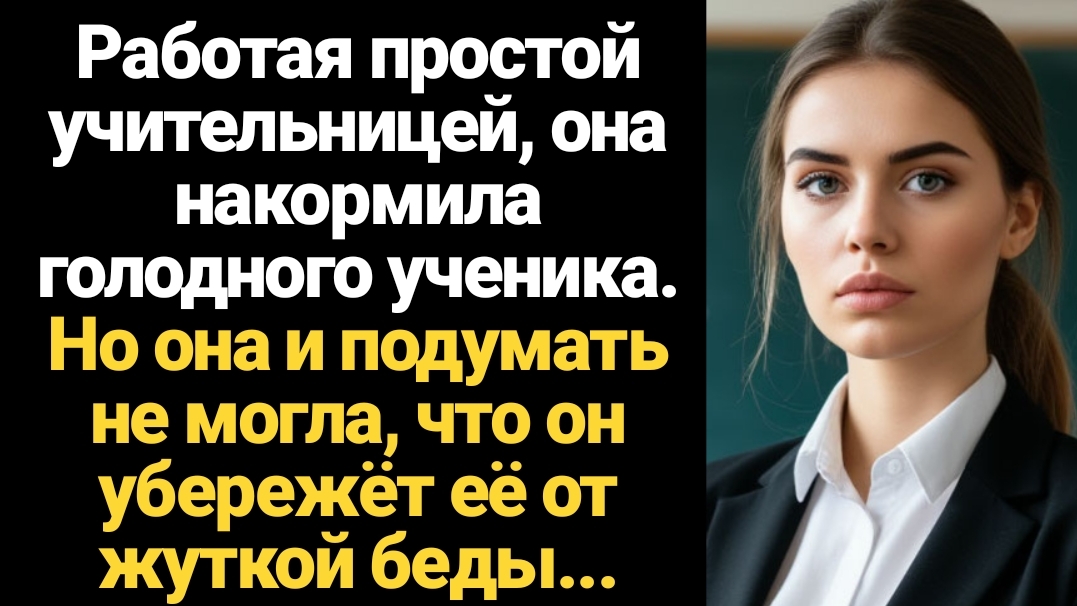 ИСТОРИИ ИЗ ЖИЗНИ/Работая простой учительницей, она накормила голодного ученика, а он спас смотреть онлайн