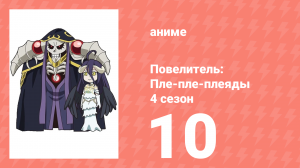 Повелитель: Пле-пле-плеяды 4 сезон 10 серия (аниме-сериал, 2022)