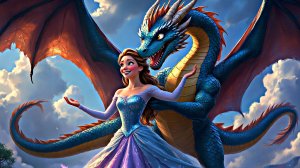 Мультик для детей! Принцесса и огненный секрет: невероятное спасение дракона!