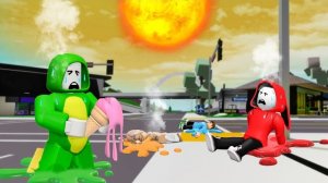 Джей Джей и Майки! Пылающая жара: как пережить знойное лето! Анимация Роблокс