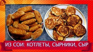 СОЕВЫЕ БОБЫ: тофу и окара в домашних условиях - котлеты, сырники и соевый сыр