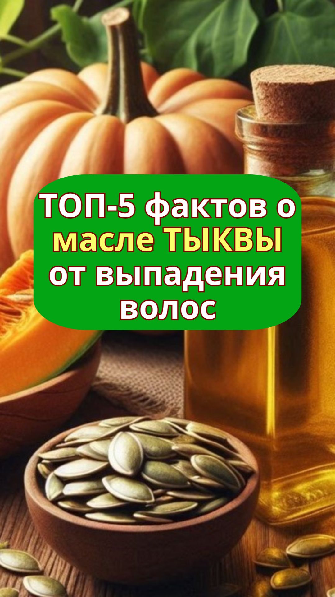 Масло тыквы для густых волос | alopeca.hair