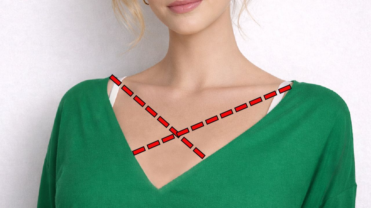 Уменьшить V-вырез за 2 минуты — ОЧЕНЬ просто, БЕЗ ПЕРЕШИВАНИЯ смотреть онлайн