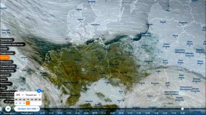 Граница снежного покрова в Европе. Вид со спутника с 19 по 22 января 2026 года