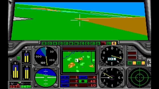 Gunship (1989) [Amiga 500] Southeast Asia & Central America Missions - Часть 1 из 4 смотреть онлайн