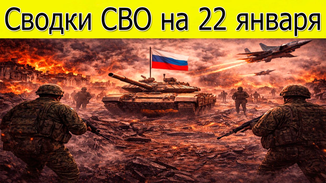 Новости СВО на 22 января. Штурм Лимана.ВС РФ наступают в ДНР. смотреть онлайн