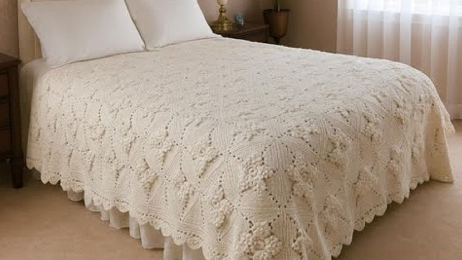 Красивый квадрат для пледа, связанный крючком - Вязание крючком для начинающих