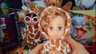 кукла Ляля в кигуруми жирафик, Кнопа 30 см, и немного моего рукоделия🥰❤️🫶 смотреть онлайн