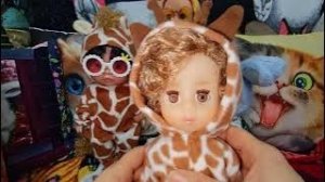 кукла Ляля в кигуруми жирафик, Кнопа 30 см, и немного моего рукоделия🥰❤️🫶