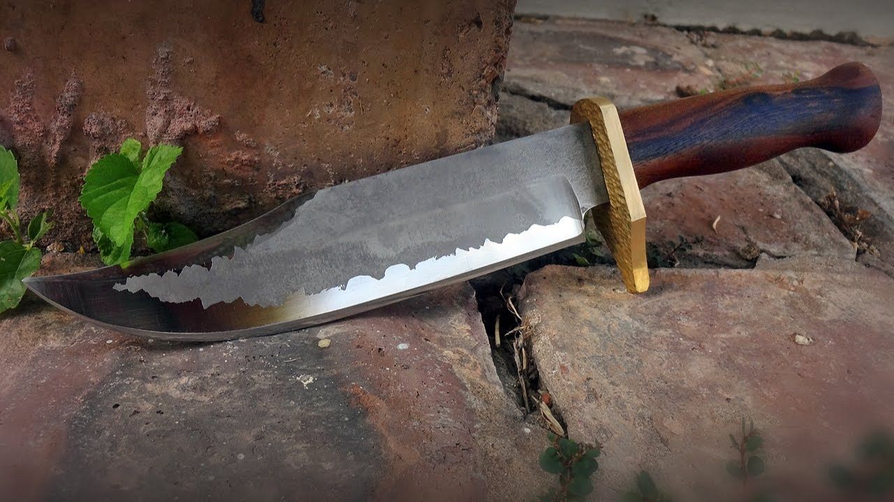 Изготовление классического ножа ручной работы [Clip Point]
