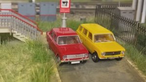 ВАЗ-2102 Brekina vs ВАЗ-2101 Busch в масштабе 1:87. Обзор без лишних слов