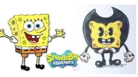 Губка Боб Квадратные Штаны в роли персонажей из игр