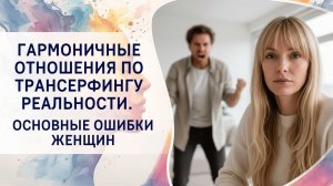 Гармоничные отношения по Трансерфингу реальности. Основные ошибки женщин