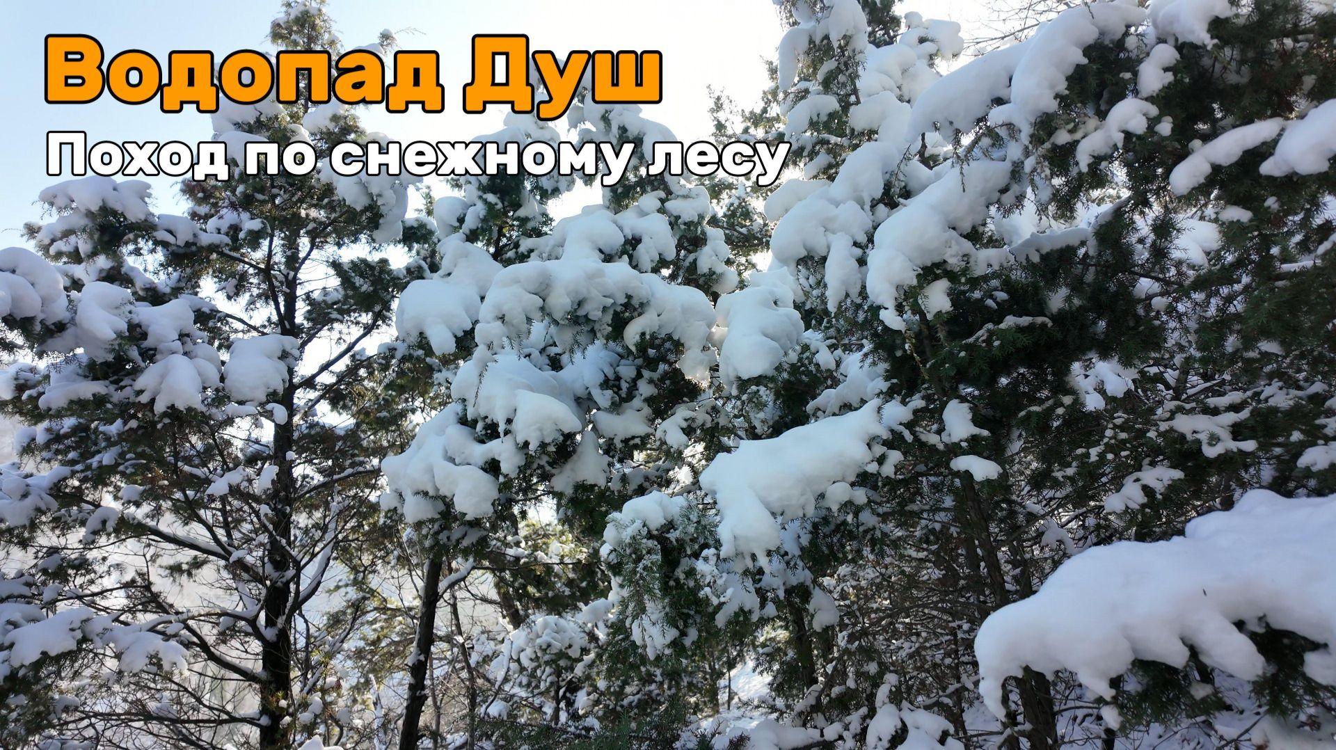 Редкий снег в Геленджике и поход на водопады реки Ачибс