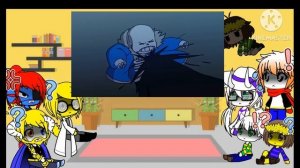 реакция андертейл на песню есно