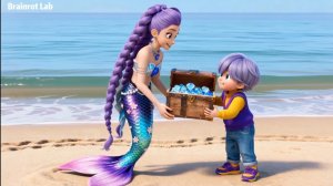 Русалка Руми и малыш.