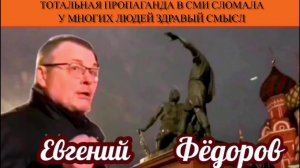Евгений Фёдоров. Тотальная пропаганда в СМИ сломала у многих людей здравый смысл