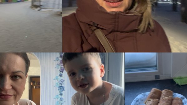 ВЛОГ! ПЕЧЕМ БЛИНЫ С ТИМУРОМ,НА УЛИЦЕ МОРОЗ ,А МЫ ГУЛЯТЬ/VLOG