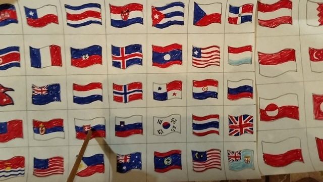 А вы знаете флаги стран?Максим рассказывает🎉.Сам нарисовал. смотреть онлайн