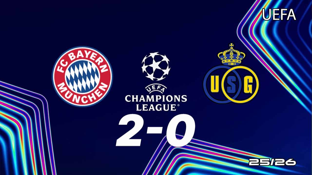 Бавария — Юнион 2:0. Обзор матча. Лига чемпионов 25/26.