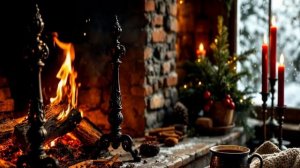 Треск камина - Нежная музыка и атмосфера тихой таверны, фоновая музыка