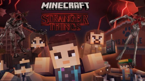 😱👍 Прохождение ч.1 Очень странные дела - Мод stranger things Bedrock 2026 #майнкрафт #minecraft