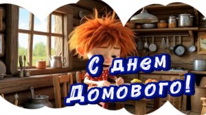 10 февраля день рождения домового.Если в доме у вас домовой, песенка про домового.