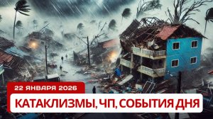 Новости Сегодня 22.01.2026 - Катаклизмы за сегодня, ЧП, События дня | Европа Россия  Индия Китай США