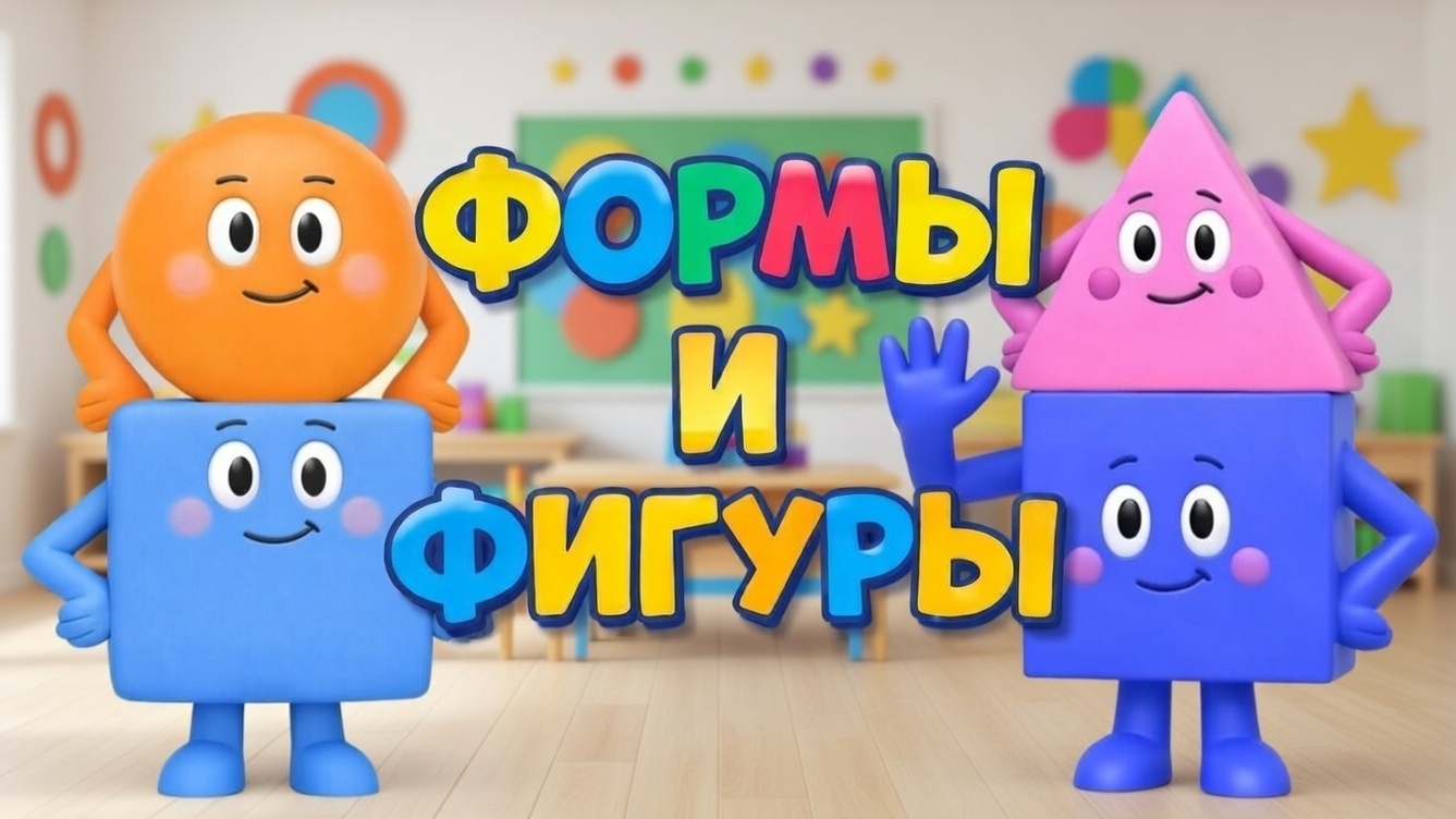 Фигуры и Формы! Мультик для малышей смотреть онлайн