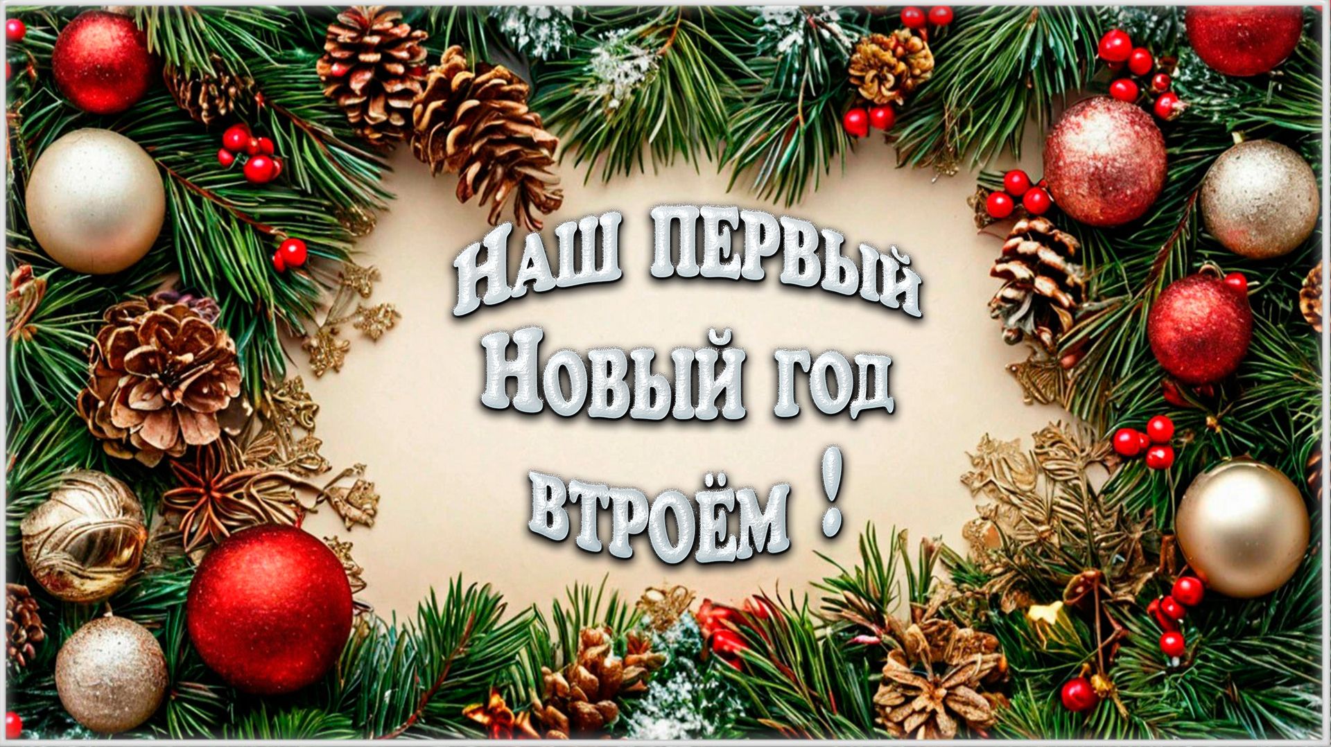НАШ ПЕРВЫЙ НОВЫЙ ГОД ВТРОЁМ смотреть онлайн