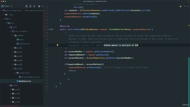 004 Server Streaming RPC Implementation смотреть онлайн