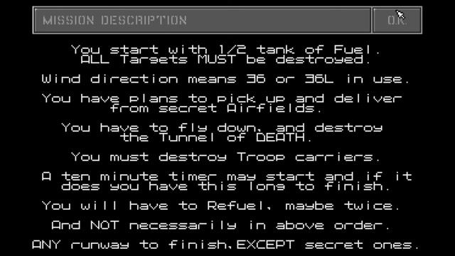 Fighter Bomber (1989) [Amiga 500] - Часть 2 из 2 смотреть онлайн