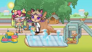 Шпицовкина и Риана нашли много коэнцев в новом аквапарке аватар World Аватар World часть 1