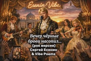 Вечер чёрные брови насопил..(рок версия) Сергей Есенин & Vibe Poems