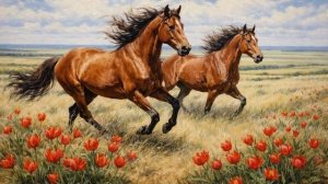 Разгулялись кони, разрезвились..