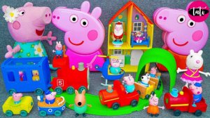 Мультфильм для детей. Свинка Пеппа. Игрушки, куклы, машинки. Залипательное видео. Распаковка. ASMR