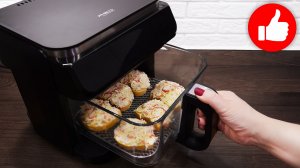 Беру Хлеб и готовлю Очень вкусные и простые горячие бутерброды в аэрогриле на завтрак или перекус!