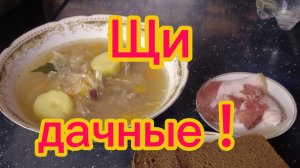 Готовлю щи из квашеной капусты ! Чем питаюсь на даче !22-01-2026