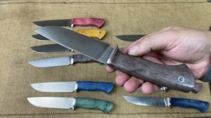 Универсальные модели Лиса , Таймень из стали vg10 ! Ножи Резачки