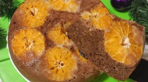 СуперКухня! Пирог шоколадный с мандаринами