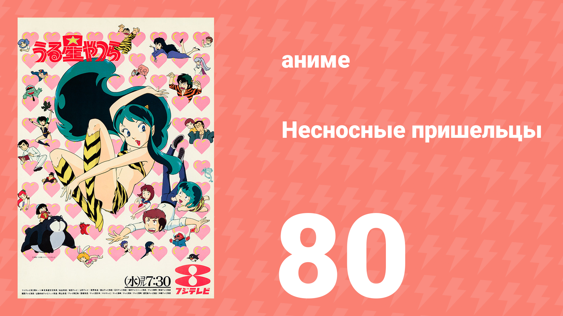Несносные пришельцы 80 серия (аниме-сериал, 1981)