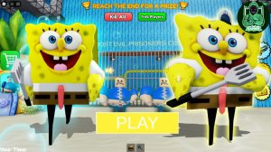 Побег из тюрьмы от спанч spongebob, спанч боба #роблокс #roblox