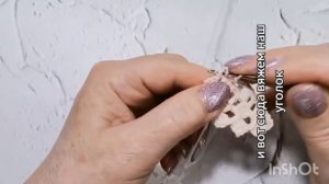 Летняя косынка с козырьком