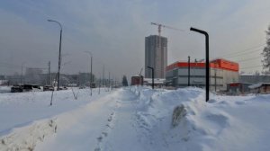 По ул. Сибиряков Гвардейцев к строящемуся жк Наследие.Кемерово