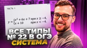 Все типы №22. Графики и функции. Система. Часть 1
