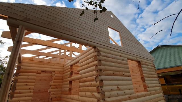 Купить сруб бани из профилированного бруса от производителя в Пестово под усадку или под ключ смотреть онлайн