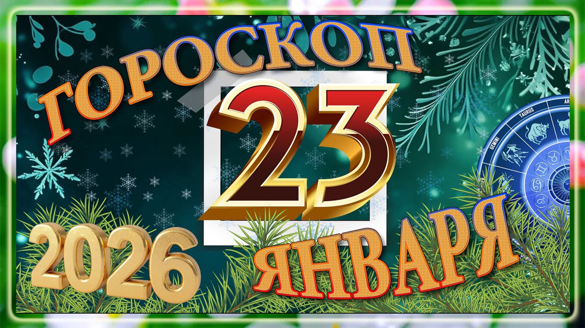 23 ЯНВАРЯ - ГОРОСКОП , 2026 года / гороскоп на завтра / гороскоп на сегодня смотреть онлайн