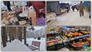 ВЫЕХАЛИ В ГОРОД, ПРОШЛИСЬ ПО РЫНКУ, ЗАШЛИ В "ПЯТЕРОЧКУ".