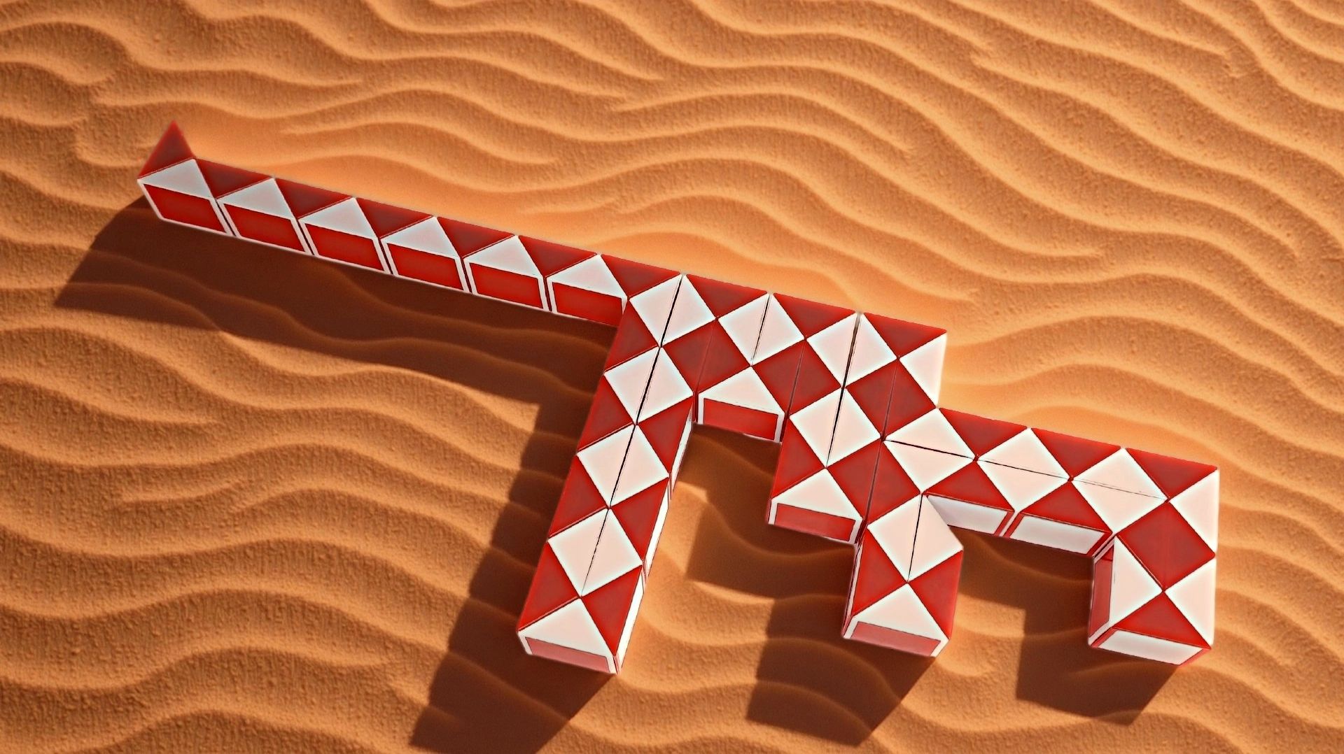 АВТОМАТ из змейки Рубика - схема сборки смотреть онлайн